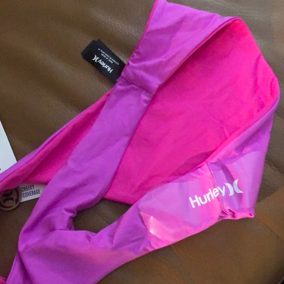 HURLEY (L) Party Wave Cheeky French swim bottom - Picture 11 of 12